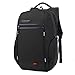 LUXUR Business Laptop Backpack,Travel Anti Theft Laptops Backpack USB Charging Port,College Back to School Bookbags for Men&Women Fits 15.6 Daypack,Black
