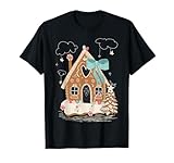 Photo Gallery fiocchi di neve di santa gingerbread house christmas holiday maglietta Photo Gallery fiocchi di neve di santa gingerbread house christmas holiday maglietta