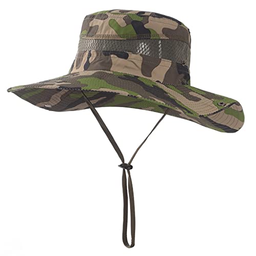 Chapeau de soleil homme outdoor argent 56-58 cm pour la pêche