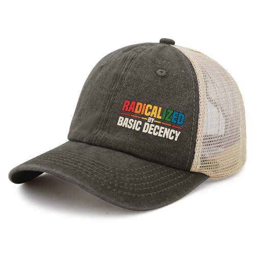 Radicalized by Basic Decency Sun Hats Cool caps for Men2