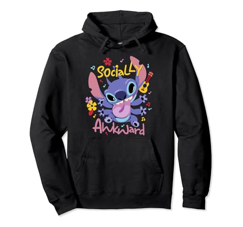 Sweat Lilo & Stitch pull à capuche imprimé hoodie Disney Socially Awkward