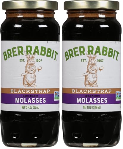 Brer Rabbit Blackstrap Molasses, 12 Ounce (Pack of 2)
