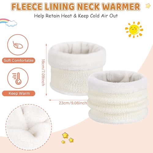 Image of Toddler Kids Winter Hat Scarf Gloves Set Cold Weather Beanie Hats Fleece Neck Warmer for 4 5 6 7 8 Year Old Boys Girls Gifts