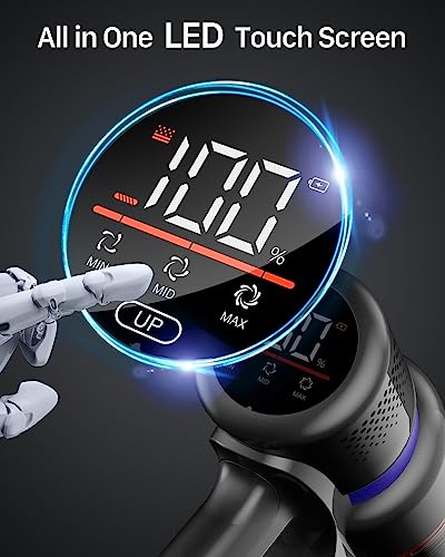 Cordless Vacuum Cleaner, 500W/40Kpa Stick Vacuum with Touch Screen, Max 60 Mins Runtime, Anti-Tangle Vacuum Cleaner for Home, 2024 Latest Motor, Wireless Vacuum for Pet Hair/Carpet/Hard Floor 7 Cordless Vacuum Cleaner, 500W/40Kpa Stick Vacuum with Touch Screen, Max 60 Mins Runtime, Anti-Tangle Vacuum Cleaner for Home, 2024 Latest Motor, Wireless Vacuum for Pet Hair/Carpet/Hard Floor - Image 5