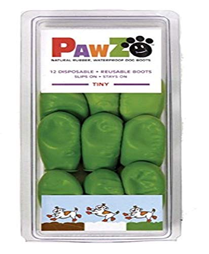 Pawz Pawz Bottes pour Chien Petit (12) Vert (Vert Citron) Tiny