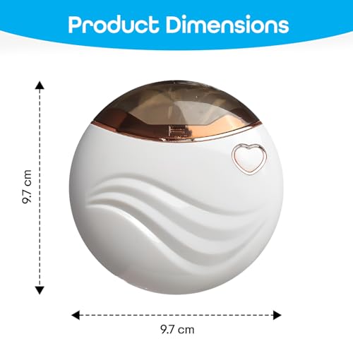 Image of Prime Pick Safe Trim Electric Nail Clipper Portable Anti Splash Anti Pinch Automatic Nail Cutter Baby Adult Manicure Grooming Tool Quiet Operation USB Rechargeable White