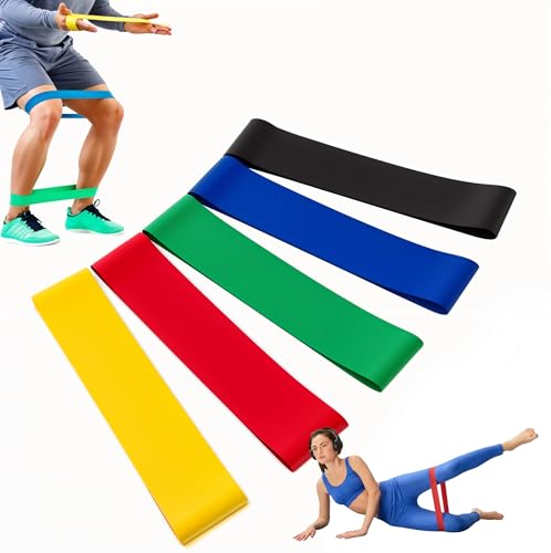Kit 5 Faixas Elásticas para Exercícios, Theraband | Resistências ...
