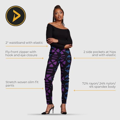 D'IYANU | African Blazer or Pants Suit for Women – Elegant African Attire – Stretch Jacket or Pants – Regular & Plus Sizes3