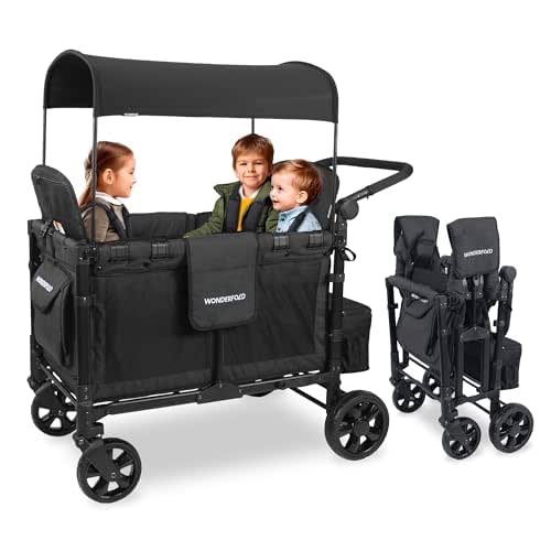 WONDERFOLD W4 Elite Stroller Wagon (4 Seater) - Wagon Stroller