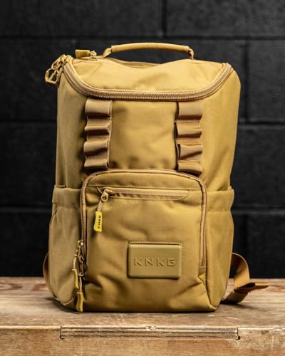 KNKG CORE Backpack Mini 13L Desert – Compact Travel and Gym Backpack with Multiple Compartments and Durable Materials3