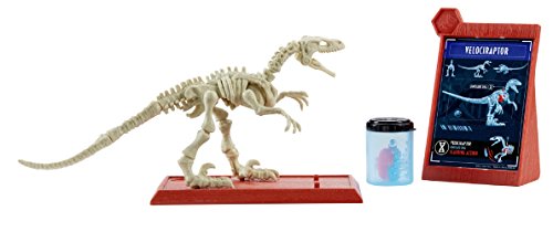 Mattel Jurassic World Fossil Strikers Velociraptor Figure