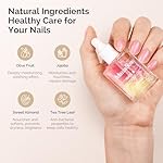 MelodySusie 15ML Cuticle Oil,Nail Strengthener with Jojobal & Vitamin E,Nail Growth that Repairs Cuticles & Promotes,Moisturizes & Conditions Dry Skin,Rose - Image 4