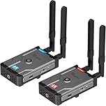 Wireless HDMI Transmitter and Receiver 4K, 492FT Range Plug&Play HDMI Extender Kit, 5G Video Transmission System 4K Full HD for Streaming from DSLR/Laptop/Netflix/YouTube to TV/Projector
