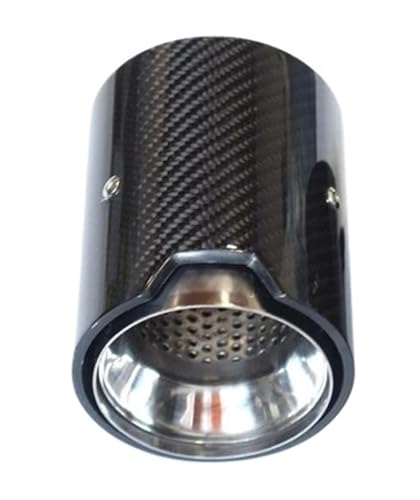 Embout d'échappement carbone 64mm entrée pour remplacer un pot auto usé