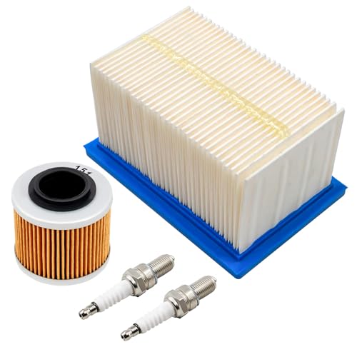 AWSZH Air Filter + Oil Filters + Spark Plugs Service Kits Replacement For BMW F650GS F 650 GS 2005 2006 2007