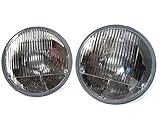 Hella Vision Plus Round Euro Headlamp PRC7994 Pair for Land Rover Series, Defender and Range Rover Classic