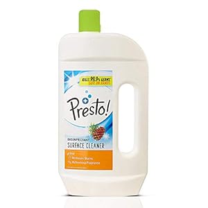 Amazon Brand – Presto! Disinfectant Surface/Floor Cleaner – 975 ml (Pine)