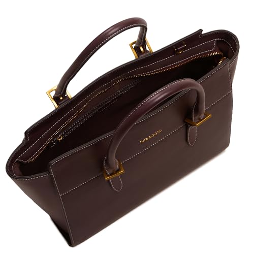 Image of Miraggio Agatha Top Handle Satchel Bag | Women Handbag | Handbags For Women Office Travel