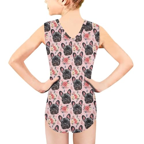 Image of Swimsuits for Girls 3-14 Summer Kids Bathing Suits Gymnastics Leotards One Piece Swimwear