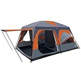 Zelten Family Camp Zelt Freien Zelt Camping Tragbarer Zelt Outdoor-Zubehör Campingbedarf unterbringen 8 Personen Leichtes Campings (Color : As Shown, Size : One Size)