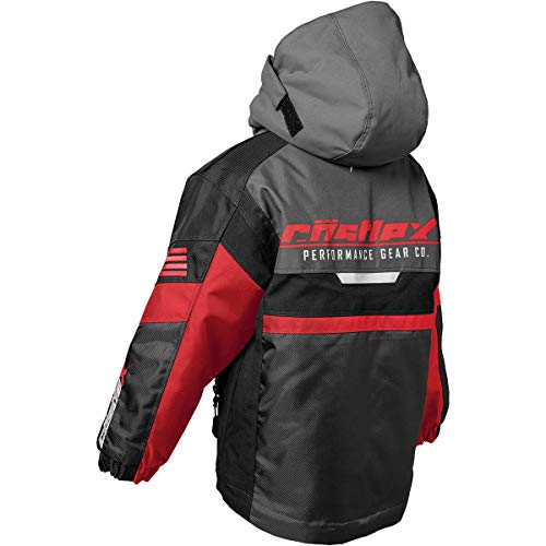 Castle X Toddler Strike Jacket in Red/Charcoal/Black, Size 4T2