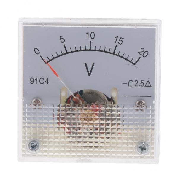 CALANDIS™ 2x91C4 Analog Panel Voltage Gauge Volt Meter Circuit Testing Tools 0-20V | Meters Sensors & Probes | Measuring & Layout Tools | Tools-image-12