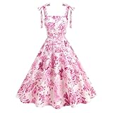 Photo Gallery efogep abito da donna vintage anni 50, stile rockabilly, stile hepburn, con spalline sottili, floreale, linea ad a, abito midi anni 50, retrò, per tea party, cocktail, serate, casual, estivo, rosa Photo Gallery efogep abito da donna vintage anni 50, stile rockabilly, stile hepburn, con spalline sottili, floreale, linea ad a, abito midi anni 50, retrò, per tea party, cocktail, serate, casual, estivo, rosa