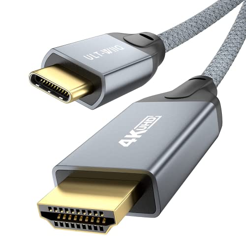 Cavo da USB C a HDMI, 2M, Compatibile con l'adattatore da Thunderbolt 4 a HDMI 4K@60Hz 2K@120Hz HDR per Thunderbolt 3/4, USB4, MacBook Pro, iPad Pro, Steam Deck, Samsung S22 S21, Galaxy Tab