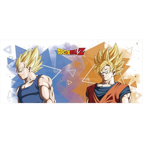 Mug Dragon Ball Z Goku & Vegeta 460ml Cerámica Blanco miniatura 3