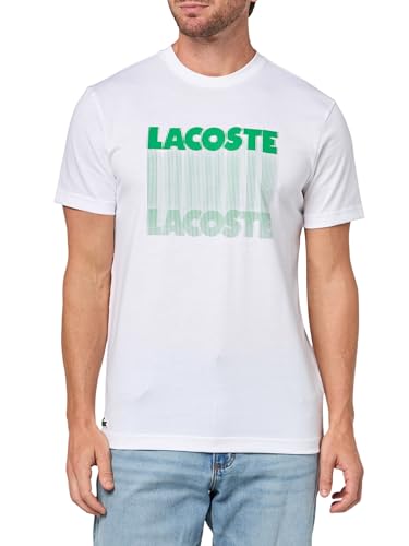 T-Shirt de Sport Lacoste Homme : Haut de Gamme Imprimé Graphique