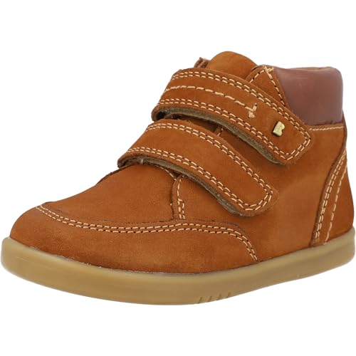 Bobux i-Walk Timber Mustard Boots, Water-Resistant Leather, Padded Collar, Adjustable Straps