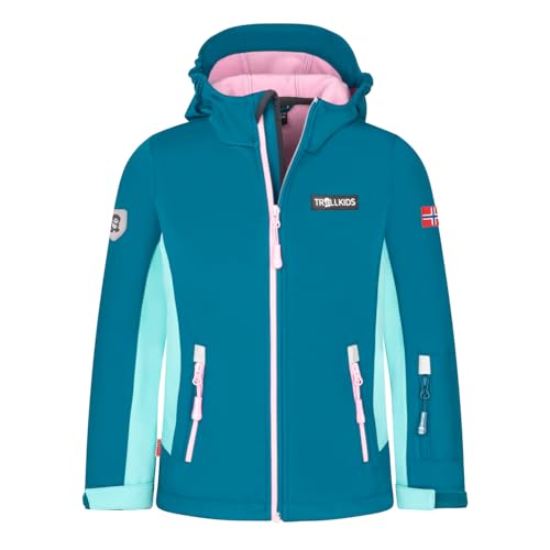 Trollkids Girls Oslofjord Jacket 128 Nordic Blue