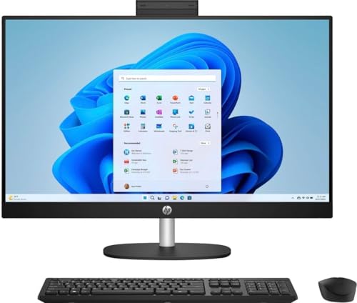 Image of HP Pavilion 27 inch Full HD Touchscreen All-in-One Desktop Computer - 12th Gen Intel Core i7-12700K 12-Core up to 5.00 GHz Processor, 32GB DDR4 RAM, 1TB NVMe SSD, Intel UHD Graphics 770, Windows 11 Home