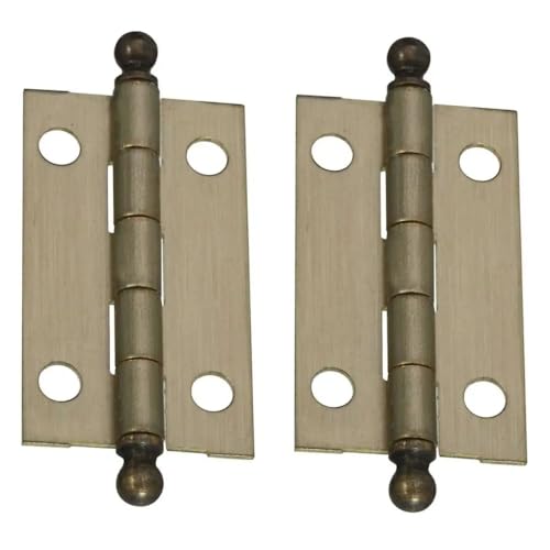 NATIONAL/SPECTRUM BRANDS HHI N213-546 1-1/2 x 7/8 Brass Hinge, 2