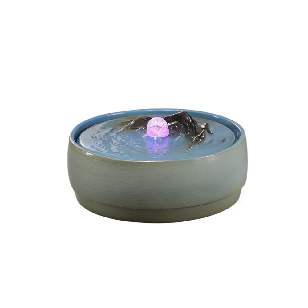Fontaine de table style chinois bleu à offrir pour une crémaillère