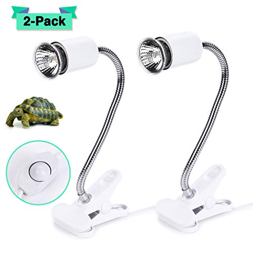 25W Reptile UVA/UVB Lamp - with Dimmable Switch and Lengthened Adjustable Feature |