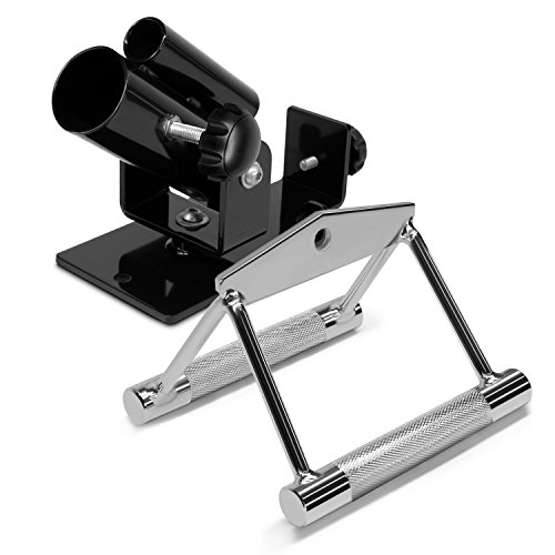 Yes4All Special Sales Tricep V Shaped Press Down Bar/Closed Handle Cable Attachments (Combo T bar Row + Double Grip Row) - ²JRXVZ