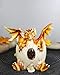 Ebros November Birthstone Dragon Egg Statue 4.25