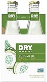 DRY Sparkling Soda, Cucumber, 12 oz Bottles (Pack of 4)