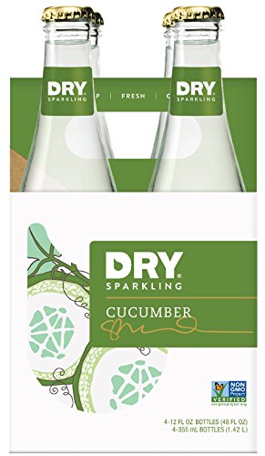 Dry Botanical Bubbly, Soda Cucumber, 12 Fl Oz, 4 Pack