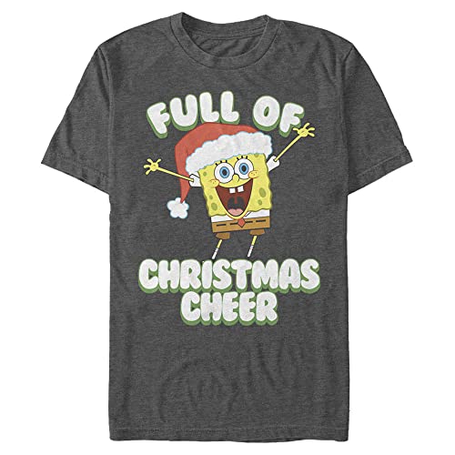 T-shirt Bob l'Éponge homme style festif pour vos soirées de Noël