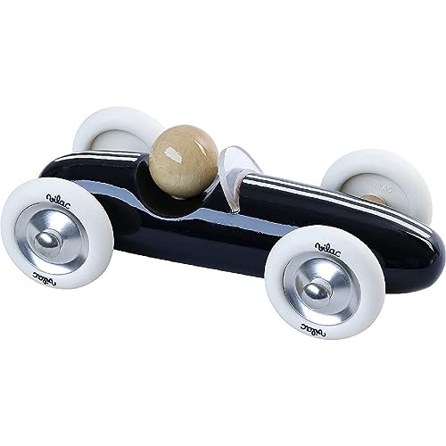 Vilac Vintage Grand Prix Wooden Racing Push and Pull Toy Car, available in Lovely Box, Handcrafted In France, 18 x 10 x 7 cm - Image 3