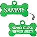 Ibera gifts - Hundemarke mit Gravur - Personalisierte Hundemarke in Knochenform für kleine und mittelgroße Haustiere - Hundemarke personalisiert aus Aluminium