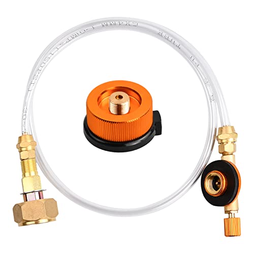 Adapter do kuchenki kempingowej na gaz, adapter do tankowania propanu, głowica konwersyjna do zbiornika gazowego, konwerter do kuchenki kempingowej, akcesoria do zbiornika gazowego
