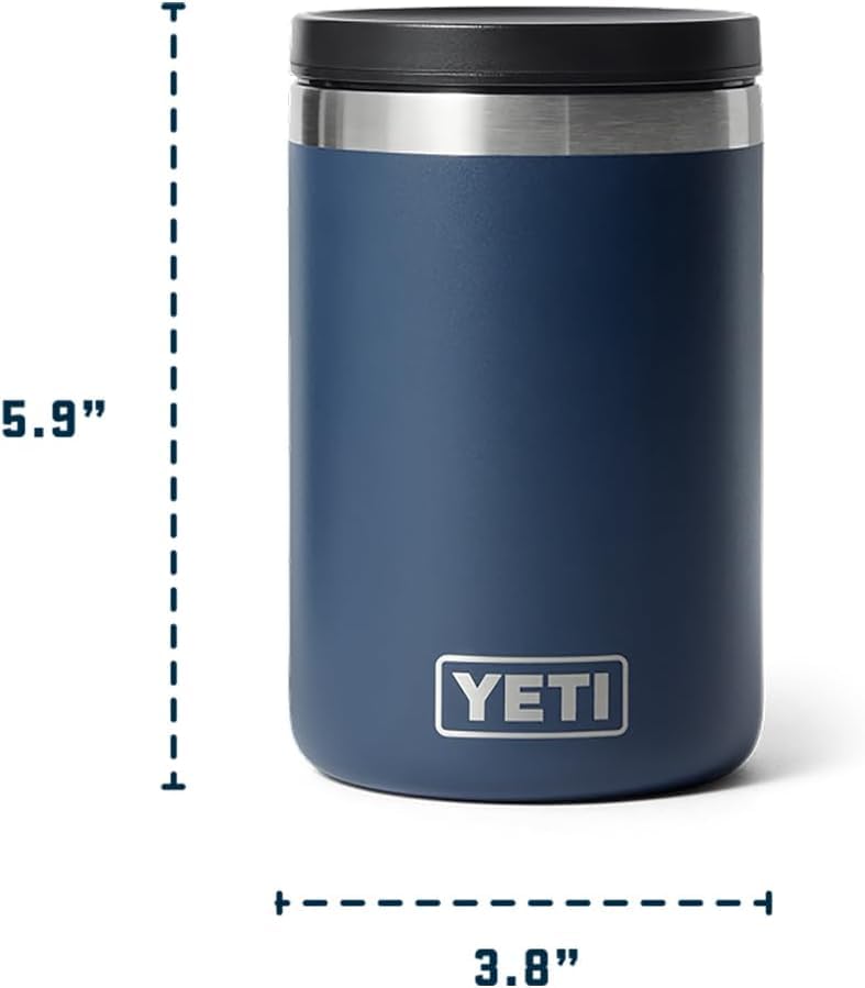 Image of YETI Rambler 16 oz Food Jar, Vacuum Insulated, Stainless Steel, With Airtight Lid, Big Sky Summer Camp