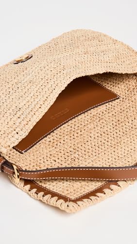 STAUD Harlow Raffia Shoulder Bag