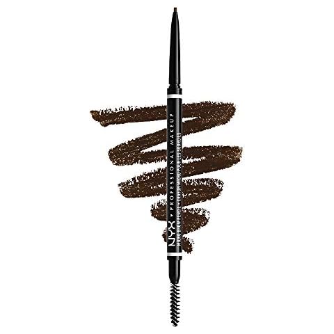 NYX Professional Makeup Micro Brow Pencil, Dual Ended with Mechanical Brow Pencil and Spoolie Brush, Vegan Formula, Shade: Espresso Cover