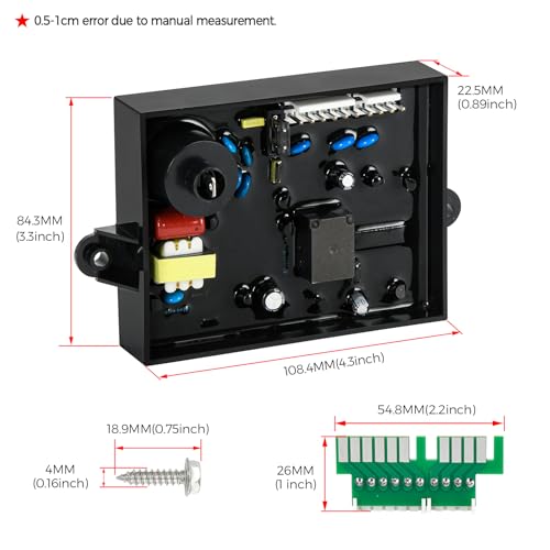 Image of RV Water Heater Control Circuit Board with Fuse Compatible with Atwood Dometic 91226, 93305, 93851, 91346, 91365, GC10A-4E GC6AA-10E GCH6A-10E GCH10A-4E WH6GEA XT WH10GEA,Electric 12 VDC Gas
