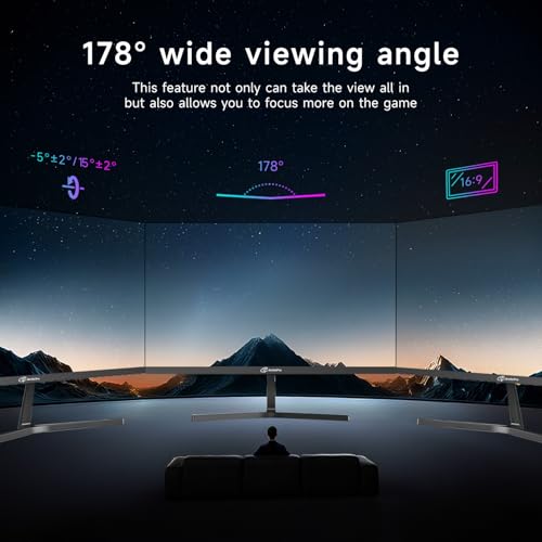 Image of ArcticPro Monitor 24 inch Monitor 120Hz, FHD 1080p, Computer Monitor, IPS, 99% sRGB, 1ms Response Time, 3-Sided Frameless, Ultra Slim, VESA Mountable, Anti-Blue Light Design, HDMI & VGA Ports