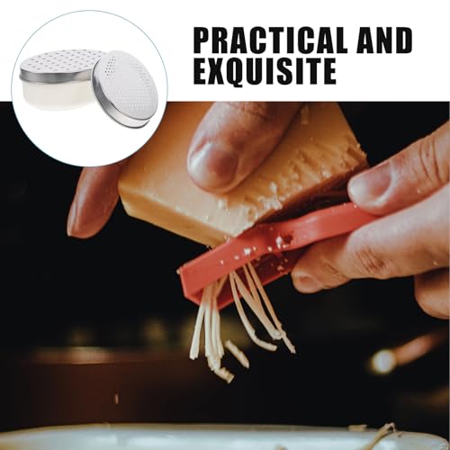Rallador de queso con contenedor y acero inoxidable, 3 piezas miniatura 7